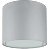 Wogati® Premium Lampshade E14/E27 Cotton Grey Diameter 14 cm Height