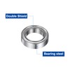 sourcing map 8Pcs MR117ZZ Small Bearing, 7mm ID 11mm OD