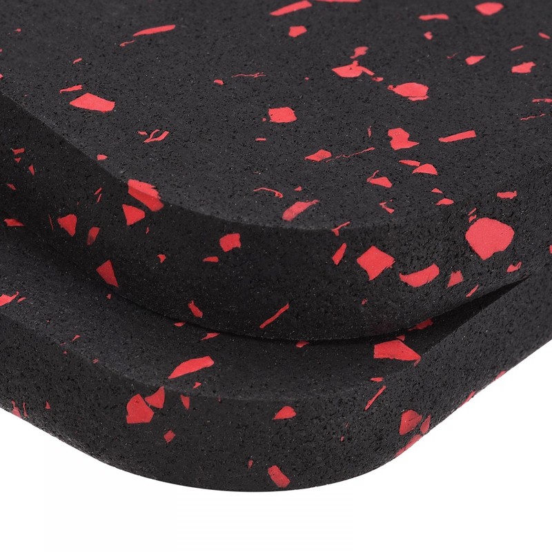 sourcing map Treadmill Mat-3.9"x3.9" Exercise Equipment Mat for Floor Protection