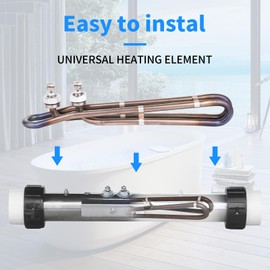 Dgqtrx 5.5kw 240v Hot Tub Heater Element Replacement for Balboa Spa Heater Element for Swimming Pools or Spas Electric Heater