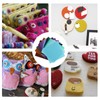 60 Pcs Coloured Felt Fabric Sheets, Assorted Polyester Soft Thick