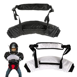 Football Hand Warmer,Hand Warmers Muff Football Warmer Bag Zipper Pocket HandWarmer Pouch Hand Muffs Golf Hand Warmer Pouch with Waist Strap Ideal for QBs, RBs, Receivers, Coaches (Black+White, S)