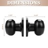 Probrico (10 Pack Classic Closet Door Knobs Dummy Door Knob,