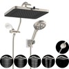 Hibbent cUPC Certified High Pressure 13'' Dual Shower Head Combo