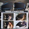 ZATOOTO Car Window Shades for Honda Odyssey 2020-2024, 4 Pcs