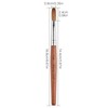 KADS Pure Kolinsky Hair Bristles Acrylic Nail Brush Oval Curled