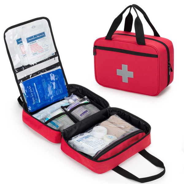 CURMIO First Aid Bag (Bag Only) Red