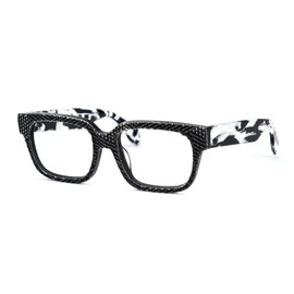 Zeelool Classic Rectangle Eyeglasses Frame with Non-prescription Clear Lens for Men Colin ZJGA000511-09 Black