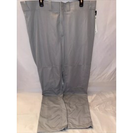 Wilson Deluxe Relax Fit Baseball Pro Pants w/ Tunnel Belt- Gray ADULT 2XL