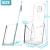 Viymgit Viymgit Brochure Holder Stand, 12 Pack 4 inches Acrylic