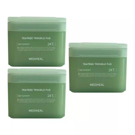 Mediheal 메디힐 티트리 트러블 패드 100매 3개 / 써클 Mediheal Tea Tree Trouble Pad 100ea 3pcs / Circle