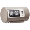 TWEMCO(トゥエンコ) 置き時計 パタパタクロック アラームクロック グレー AP-28 GREY