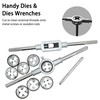 GMTOOLS 60PCS Tap and Die Set, Metric Standard Size M3