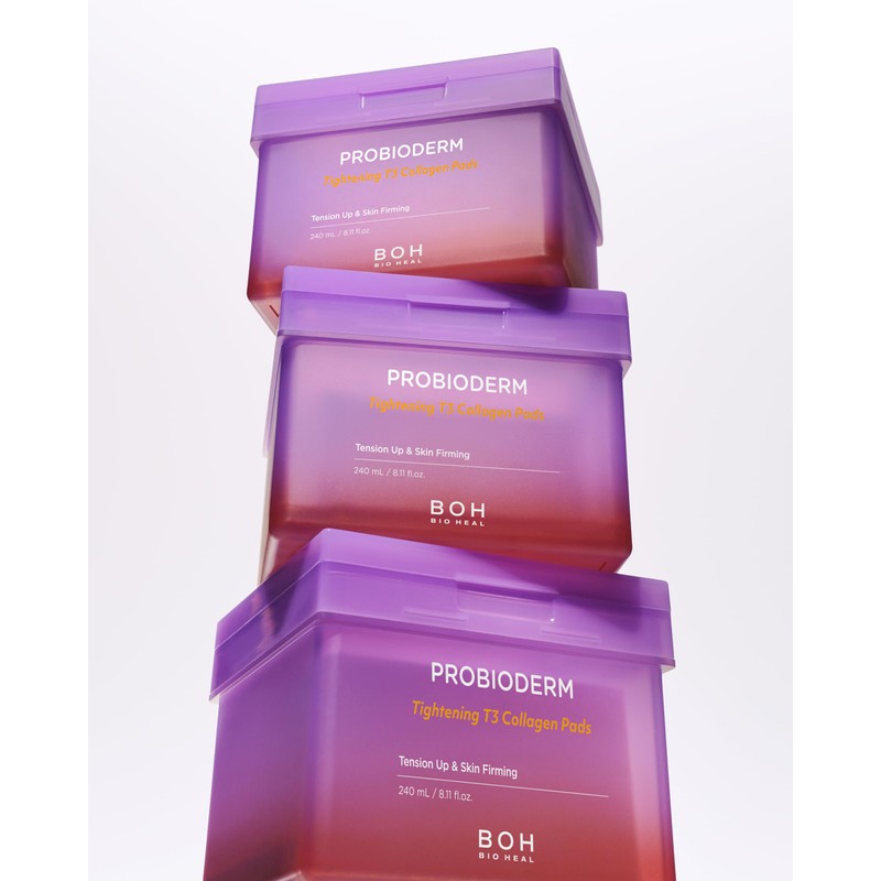 BIOHEAL BOH Toner Pads, Pack of 120 [ProbioDerm Tightening T3