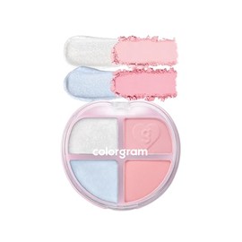 COLORGRAM Paleta De Sombras De Ojos Tintín Dory 05 Fairy Dory | Paleta Compacta De 4 Colores Con Textura Suave Y Sedosa | Paleta De Sombras De Ojos De Colección Ideal Para Viajes Con Tonos Vibrantes