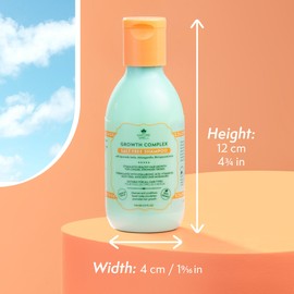 Nature Spell Hair Growth Complex Travel Size Shampoo, Nourishing & Strengthening, For All Hair Types, Sulphate-Free, Vegan, 95ml