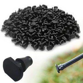 Jiehaojia Pack of 200 Drip Irrigation End Plugs, 4/7 End Hole Plugs, Watering Stoppers, for Garden, Lawn Watering