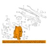 Volvo 30663811, Windshield Washer Fluid Reservoir