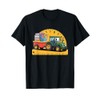 Back to School Tractor Farm Boys T-Shirt
