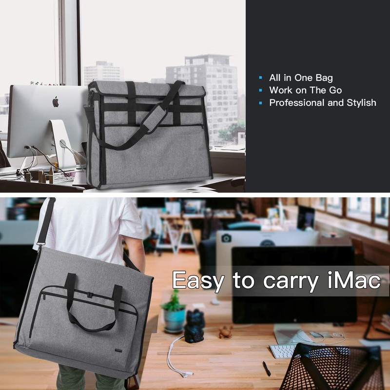 Damero Carrying Tote Bag Compatible with Apple 27" iMac Desktop