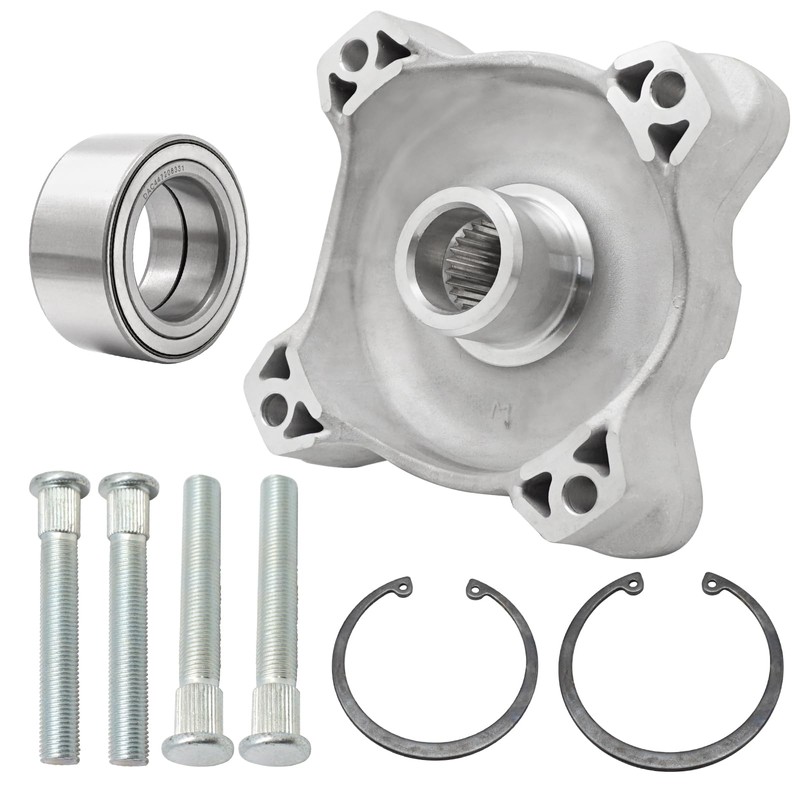 Front Left/Right Wheel Hub & Bearing & Studs for Polaris