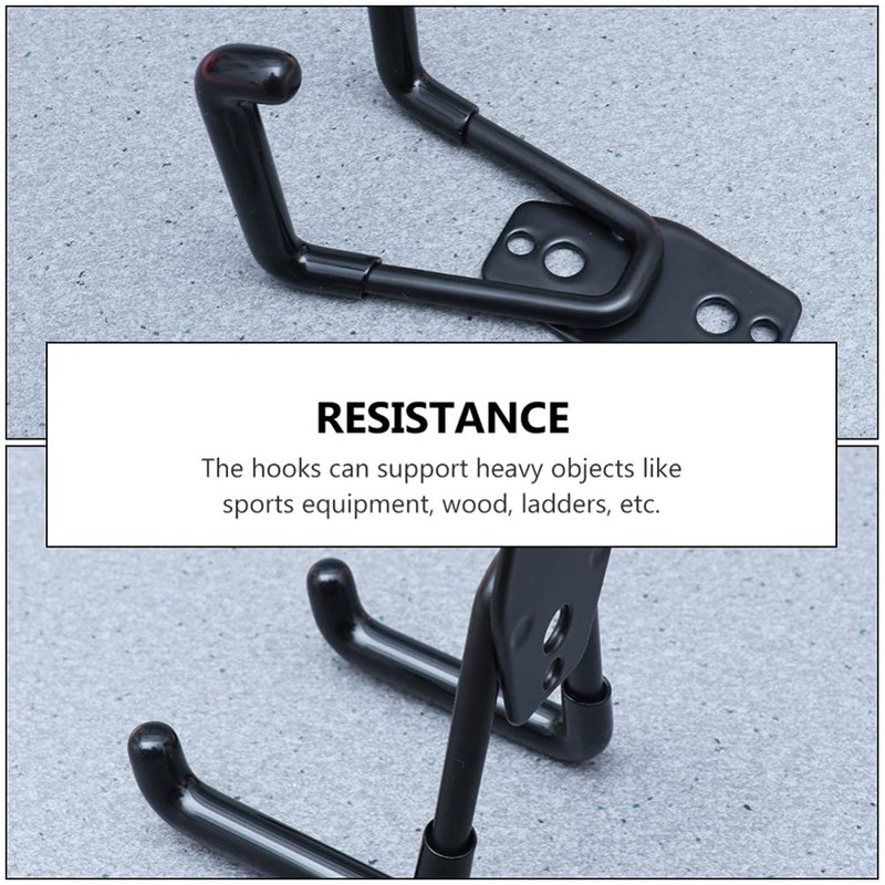 Operitacx 4pcs Bike Hooks for Garage, Heavy Duty Wall Mounted