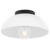 Lark STU Small Flush Mount Light - Cased Opal Glass