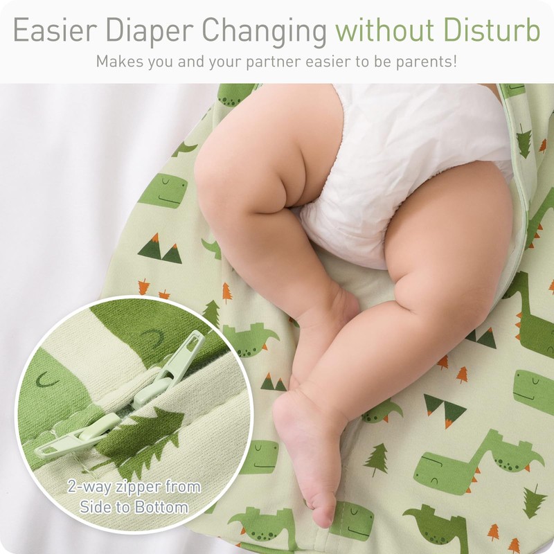 Knirose Swaddling Sack Baby Transition Sleeping Bag with Anti-Scare Function,