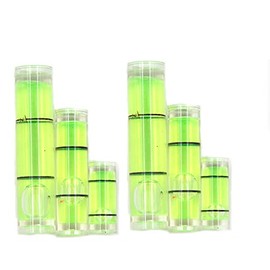 Inclinometer Spirit Bubble Level tube Vial Gradienter 6x15mm, 7x26mm,8x31mm,6 Piece