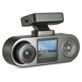HD Dash Cam Front Rear Dual-Facing, 140° Wide Angle with 1.5" TFT LCD Screen, Built-in GPS and WiFi, WDR Night Mode, 128GB Card Included, G-Sensor, J. J. Keller & Associates, Inc.