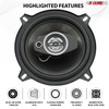 5 CORE 2 Way 5 Inch Car Stereo Speakers 350W