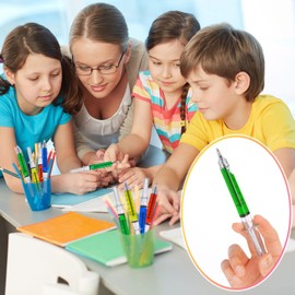 Tinlade 200 Pcs Syringe Gel Pens Bulk Nurses 4 Colors Nursing Fun Novelty Gifts Ball Point Pill Pens Retractable Black Ink for Office School Supplies Doctor Play Prize Student Party Favor