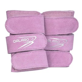 QALARO Suede Wrist Supports (Pair) with Bag | Gymnastics, Acrobatics, Cheer Adjustable Wrist Guards | Wrist Injury Prevention | Wrist Support Brace | Hand Wraps