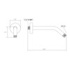 KAPHOME 8 Inch Shower Arm with Flange,Wall Mount Shower HeadArm