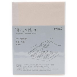 MD Midori Kariertes Notizbuch A6 - Premium Japanisches Layflat-Papier 176 Seiten