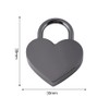 Mini Padlocks with Keys, 39 x 30 mm Small Heart