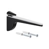 Gedotec Designer Shelf Bracket - Black Matt | 1 Piece