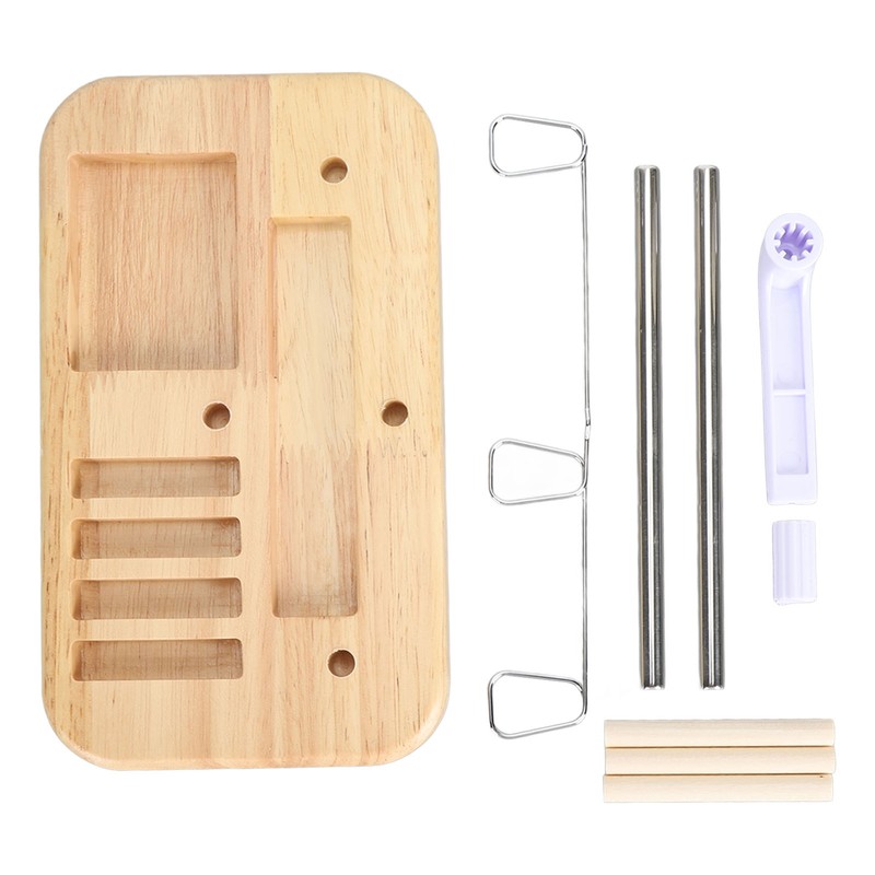 Thread Holder Stable Wood Base Large Spool Thread Stand for