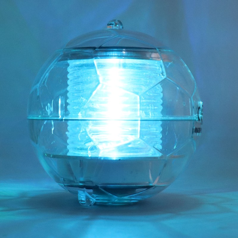 LED Water Float Light Solar Rechargeable Water Float Light RGB