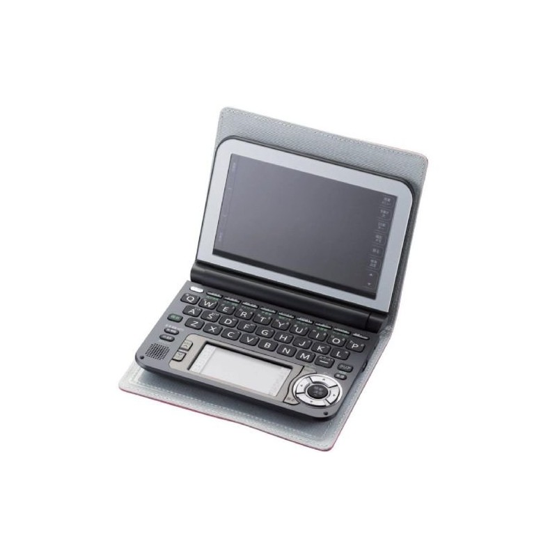 ELECOM DJC-016PN Electronic Dictionary Case, Standard Size, Diary Type, Pink