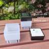 FTCIY Solar LED 2In x 2In(5cm x 5cm) Fence Post