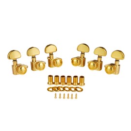 KAISH Gold 3+3 Guitar Locking Tuners 21:1 Locking Tuning Machines Guitar Locking Tuning keys for USA LP/Les Paul/SG/ES or Acoustic Guitars