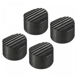 sourcing map Ladder Non-Slip Feet Mat 76mm ID Rubber Round Telescopic Ladder Accessories Pad Cover Cushion for Ladder Protection Black Pack of 4