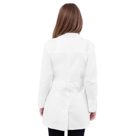 Adar Uniforms, Universal Lab Coats for Women - Perfection 32" Lab Coat - 811 - White - XL