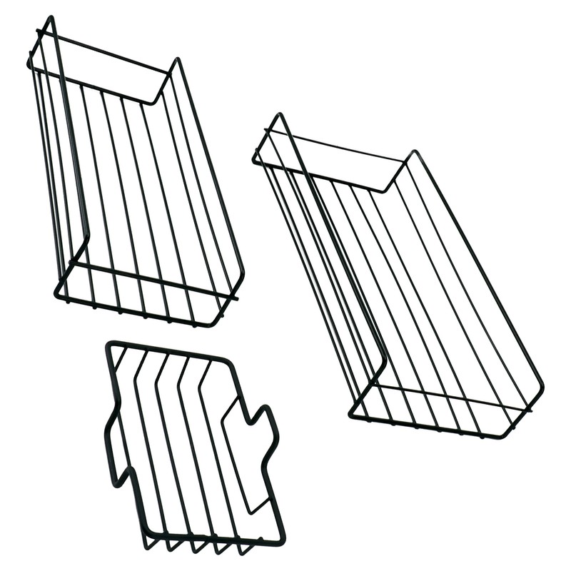 Shower Caddy Shelf Basket Self Adhesive Wall Mount Black Storage