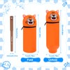 Pencil Case, orange, Tiger