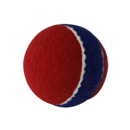 Kosma Set of 4 Knocking Cricket Tennis Ball | 2 x Tennis Cricket Balls in Red & Blue | 2 x Cricket Batting Hanging Tennis Balls in Red