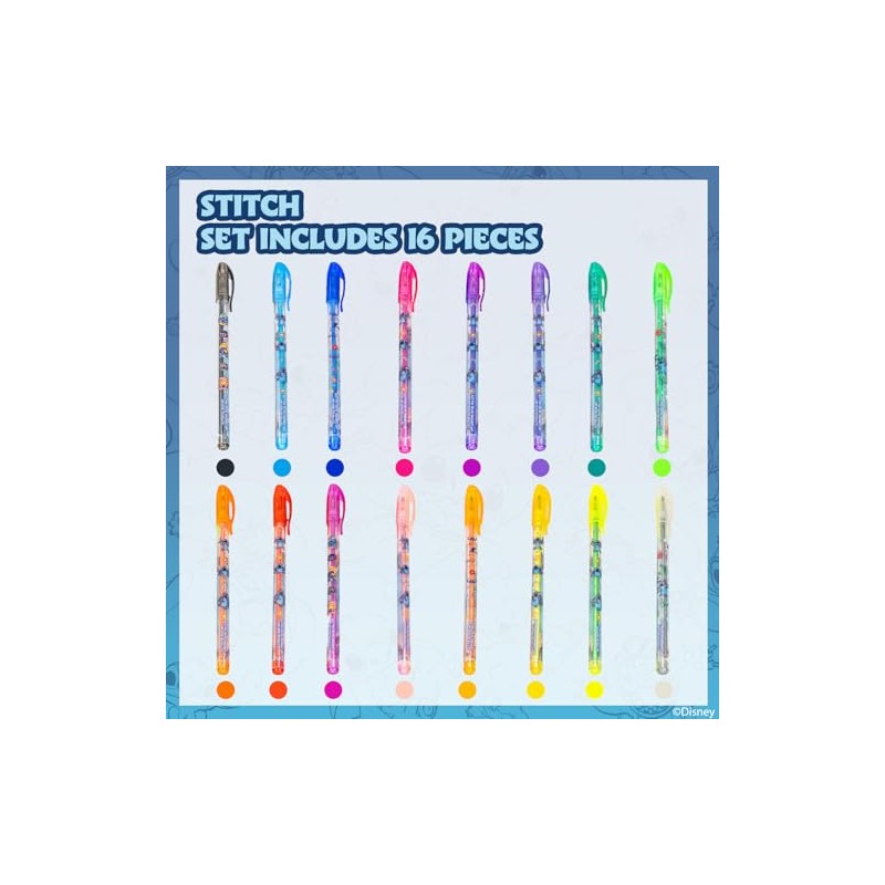 Stitch Set de Arte Corporal con Glitter 16 pzas para