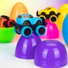 12 Pcs Easter Eggs Filled with Pull Back Cars, Easter