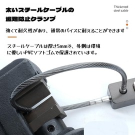 CLEAYODO 4 Digit Password Helmet Lock, Door Lock, Car Lock, Mild Steel Cable Padlock, Compact, Easy to Carry, Thick Cable, Anti-Theft, Anti-Cut, Strong and Durable, Multi-Purpose, Gray (60cm)